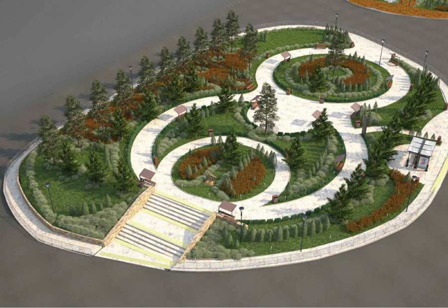 Проект реконструкции зеленой зоны на площади Восставших проходит ...