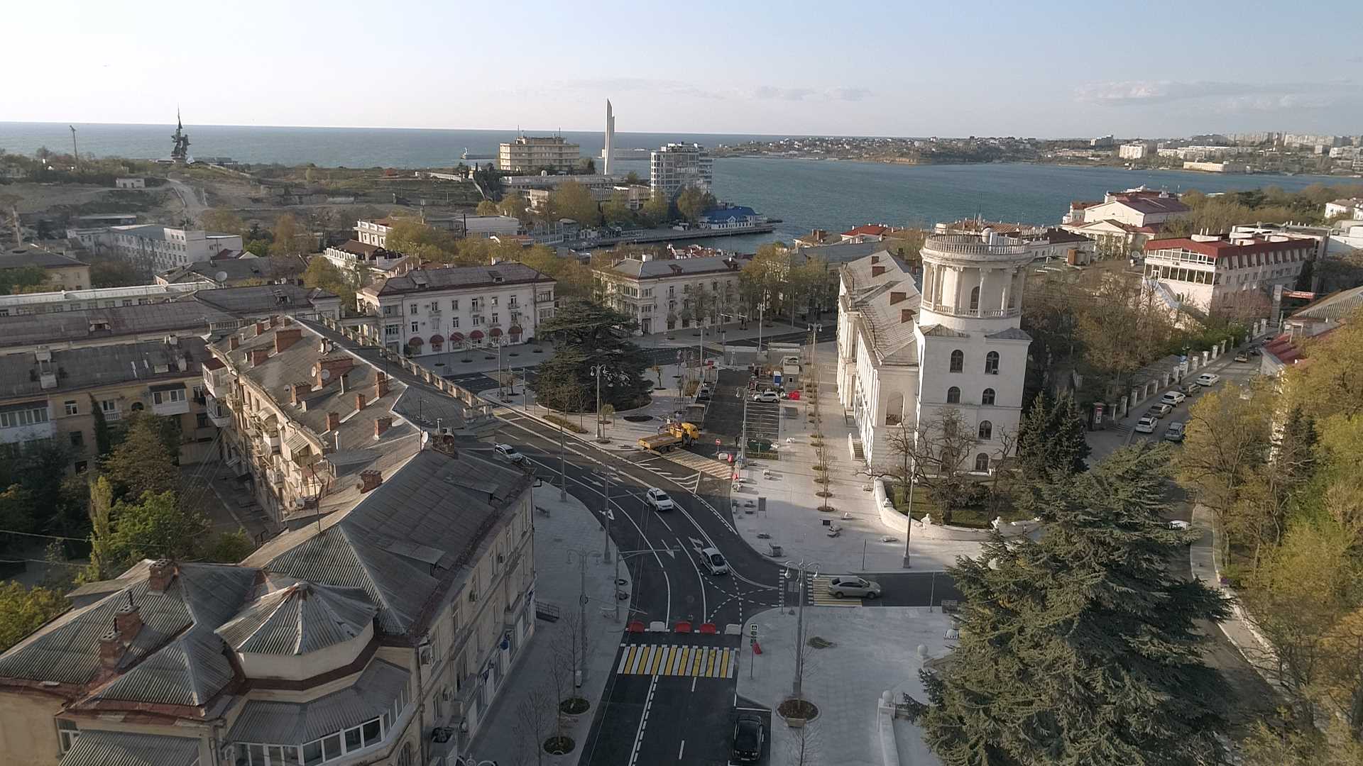 Площадь Лазарева Севастополь панорама